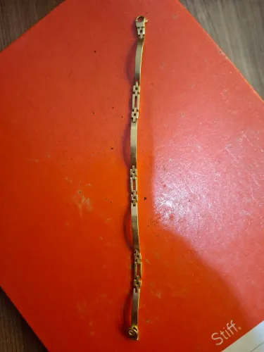 Pulsera de ouro maciço