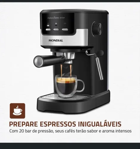 Cafeteira expresso dolce crema 20 bar