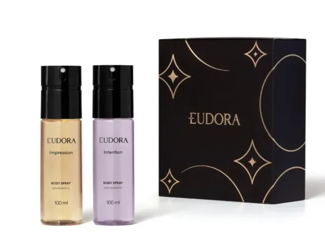 Kit Presente Dia dos Pais Duo Body Spray Masculino (dois itens)