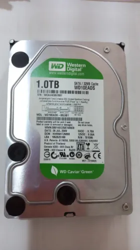 HD 1 tb DESKTOP WESTERN DIGITAL GREEN - 033