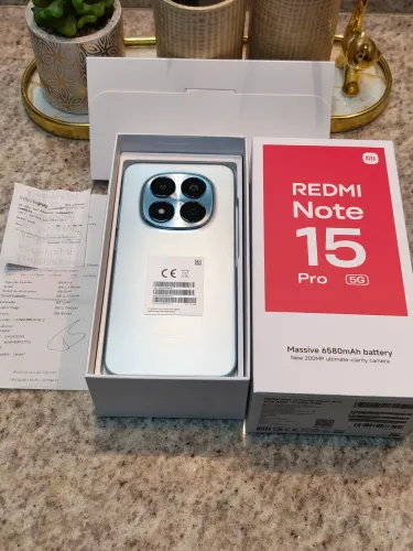 Redmi Note 15 Pro 5G 512G com nota fiscal, NOVO SEM USO