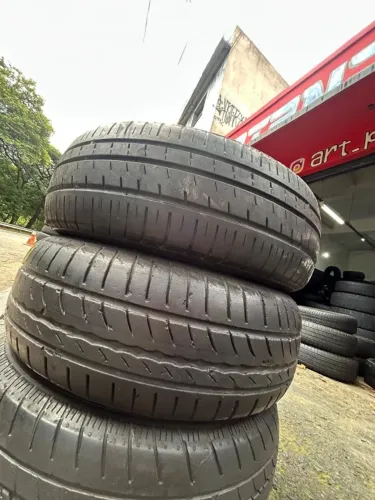Pneus 175/65/14 seminovos por 180$ cada Pirelli e importados originais<br>