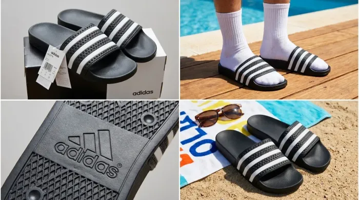 Chinelo Adidas Adilette Aqua Preto Unissex Original - Nunca Usado