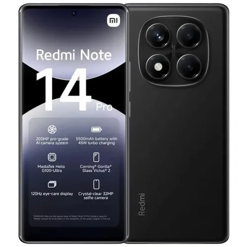 Celular Xiaomi Redmi Note 14 Pro 8GB 256GB - Novo, Lacrado, Tela AMOLED