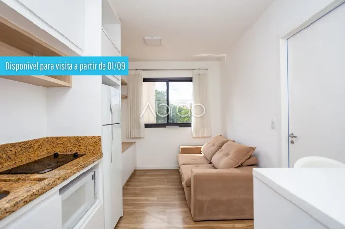 Apartamento de 1 quarto mobiliado e decorado para alugar no Mercês/Bigorrilho - 27 m² - Ea