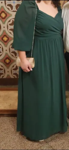 Vestido verde Shein 2XL