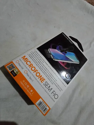 Microfone lapela para iPhone 