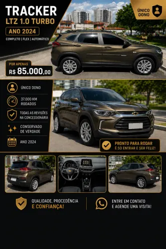 Chevrolet Tracker LTZ 1.0 Turbo 12V Flex AUT 2024
