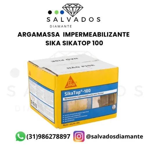 Argamassa impermeabilizante sikatop 100 18KG - NOVA