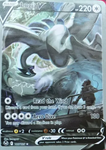 Carta Pokémon: Lugia V (186/195)