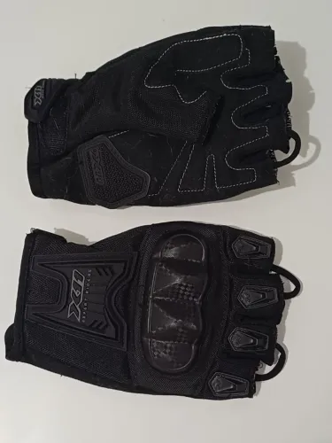 luva meio dedo motociclista