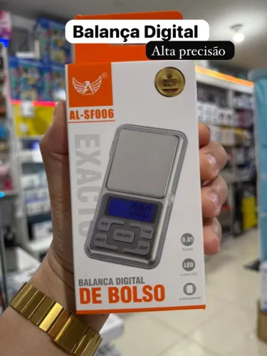 Balança Digital de Bolso Altomex AL-SF006 de alta precisão.
