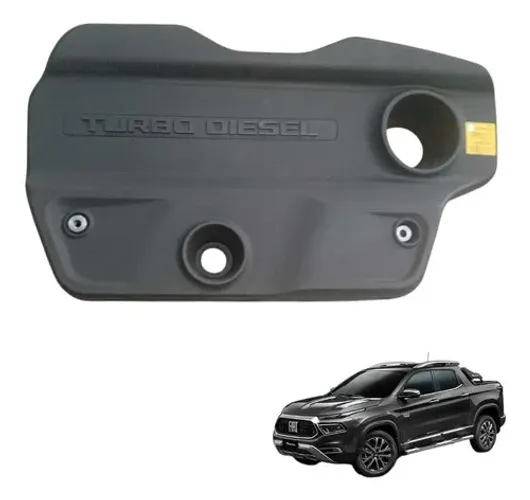 Tampa Motor Fiat Toro Diesel 2021 A 2024 Original Preto