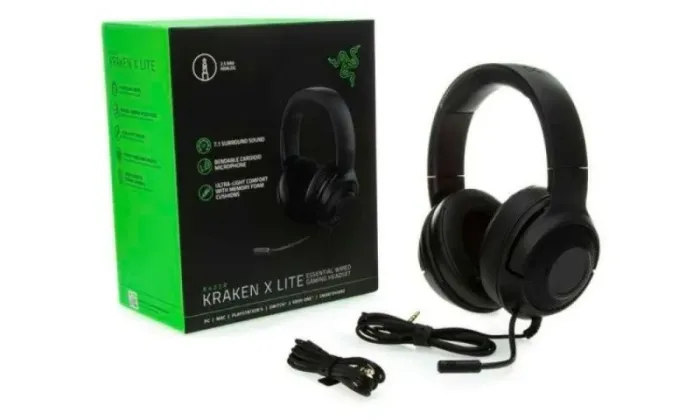 Headset Gamer Razer Kraken X Lite - NOVO