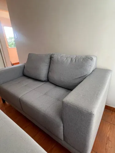 Conjunto Sala + Jantar | 2 Sofás Mobly