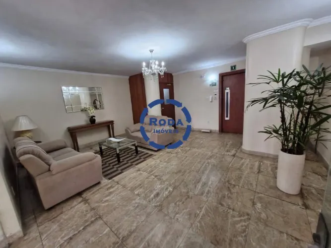 Apartamento à poucos metros da praia para locação, 1 dormitório no bairro Gonzaga - Santos