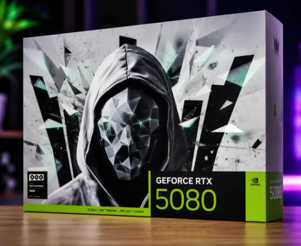 Placa de Vídeo Galax GeForce RTX5080 HOF Gaming White 16GB GDDR7 PCI-Express
