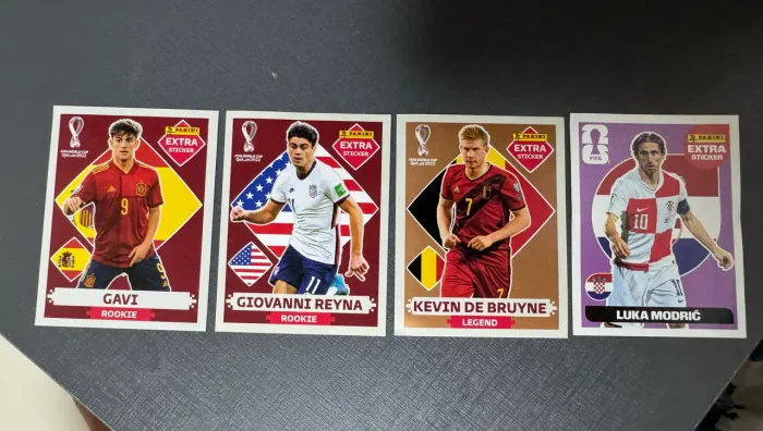 Figurinhas extra copa 2022 e figurinha extra MODRIC 2026
