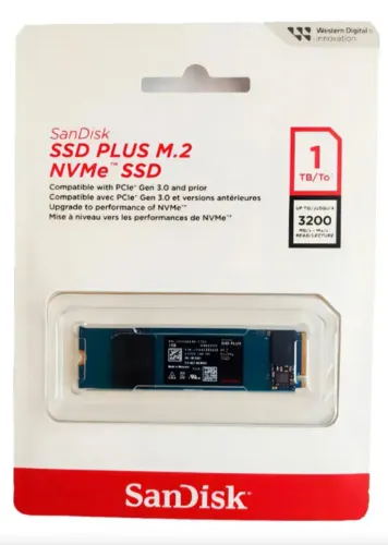 SSd Nvme Sandisdisk 1 tb troco em games