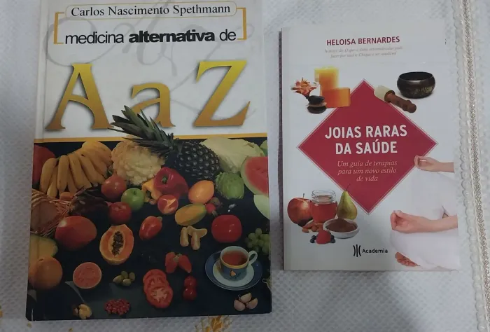 Kit com 2 Livros: Medicina Alternativa de A a Z e Joias Raras da Saúde