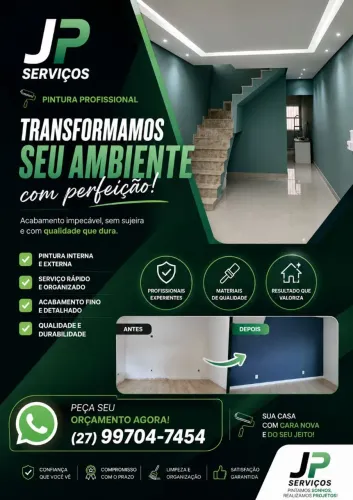 Pintura Profissional Residencial e Comercial | Acabamento de Qualidade