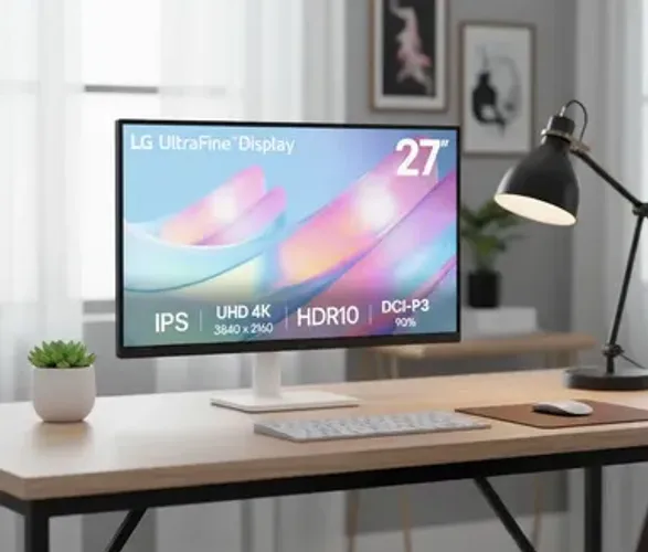 Monitor LG Ultrafine 27 4K IPS 27US500-W - Estado de Novo + NF + Garantia