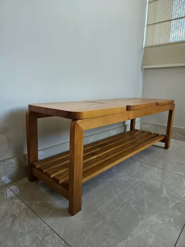 Banco de madeira 120cm
