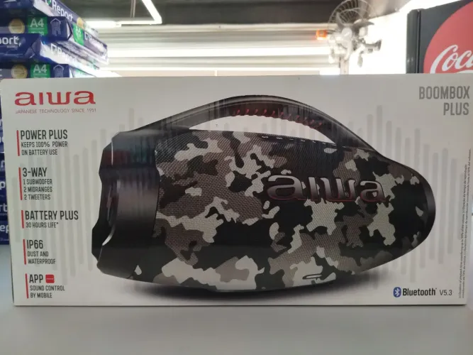CAIXA DE SOM AIWA BOMBOX PLUS