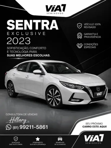 Nissan Sentra Exclusive 2.0 16V Aut. 2023