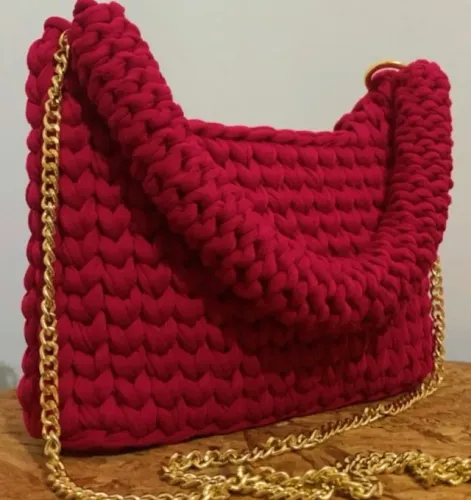 Bolsas em crochê 