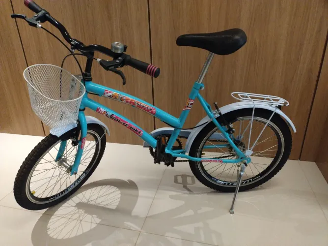 Bicicleta aro 20, verde clara e branca