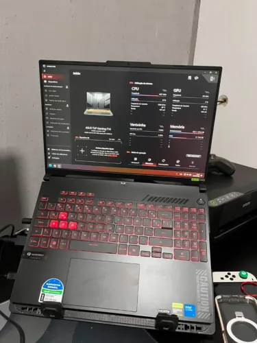 Notebook ASUS TUF Gaming F16 core 5 com RTX 4050