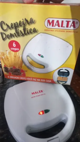Crepeira elétrica doméstica - Faz 6 crepes - Em ótimo estado