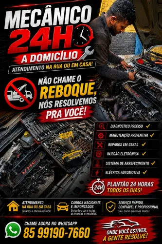 Mecânico 24h fortaleza e região