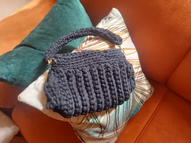 bolsa crochê