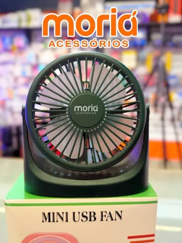 Mini Ventilador de Mesa USB Recarregável ZM-008