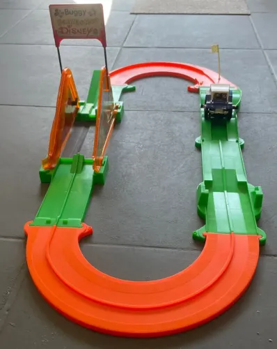 Pista Buggy Fantástico Disney Estrela anos 80