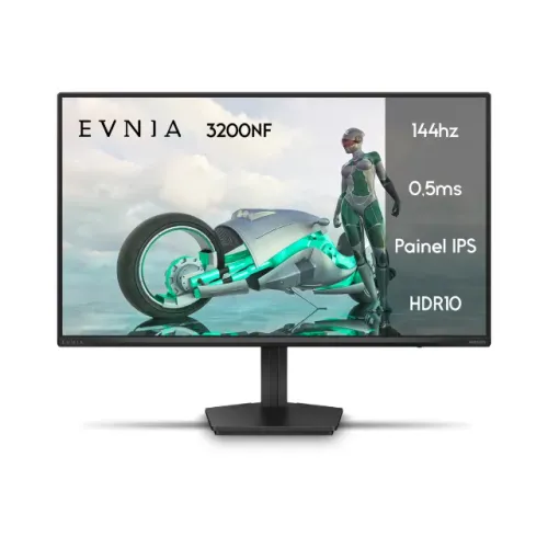 Monitor Gamer Philips Evnia, 23.8 Pol, Full HD, IPS, 144Hz, 0.5ms-Loja Fs informática