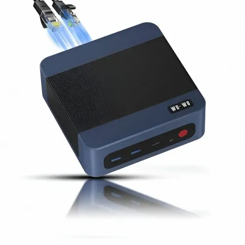 Mini PC Wo We P8, 32GB DDR5 RAM, 1TB SSD, Ryzen 5 7640HS Até 5.0Ghz, USB4, Wi-Fi6E, 760M
