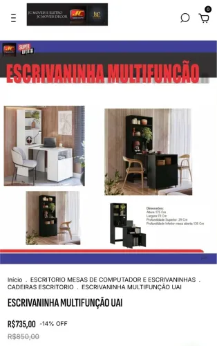 ESCRIVANINHA MULTIFUNÇAO