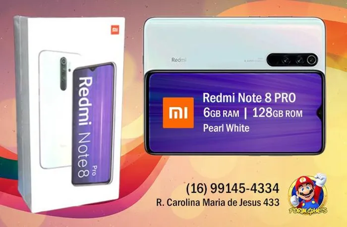 Celular Redmi Note 8 Pro de 128GB