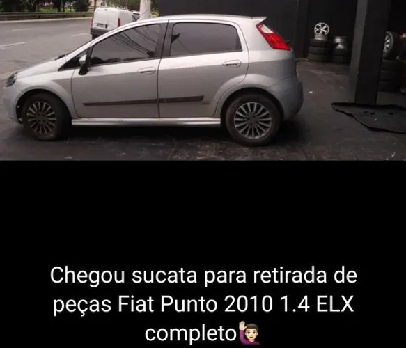 Sucata Fiat Punto 1.4 2011 para retirada de peças