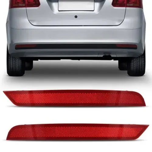 Lanterna Parachoque Volkswagen Spacefox 2011 `2014 - Traseiro Vermelho D/E - Refletiva
