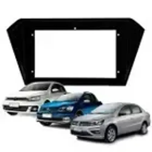 Moldura Painel 9 Polegadas VW Gol Saveiro Voyage G7, G8 2017 a 2023