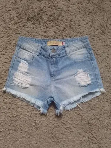 Short feminino destroyed Biotipo jeans - tamanho 40