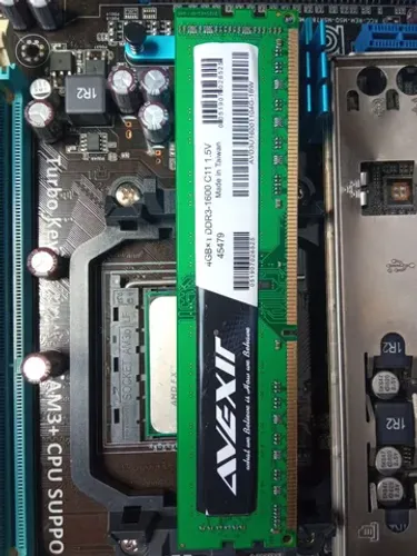 Kit Asus AMD + com processador e memória computador