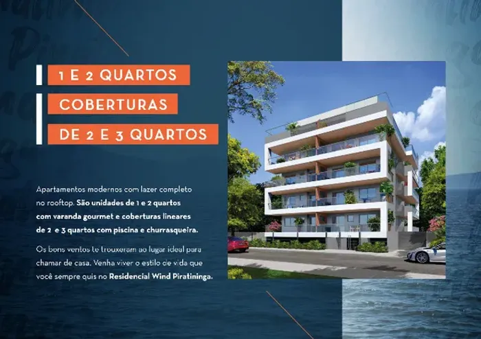 Condomínio Wind Piratininga - Cobertura 2 quartos perto da Praia !