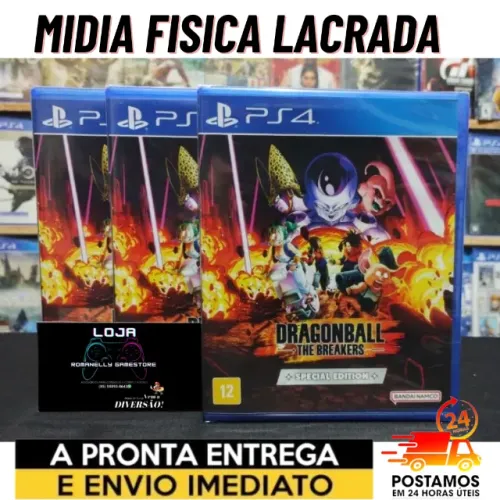 Jogo PS4 Dragonball The Breakers em Midia Fisica Novo Lacrado - Faço envio pela OLX