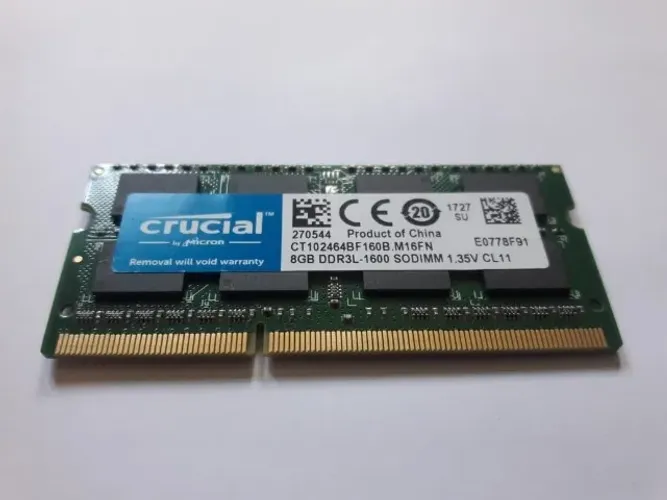 Memória DDR3L 1600mhz 8GB Crucial Aceitamos cartões! 