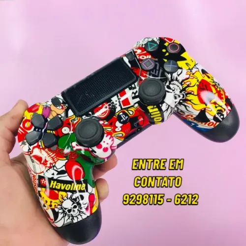 Controle Ps4 Sony Compatível Com Todos os Consoles Playstation 4  -Entregas 9h as 22h